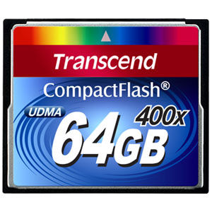 COMPACTFLASH CARD, 64GB, 400X