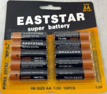 AA Battery 10 Pack Case Pack 72