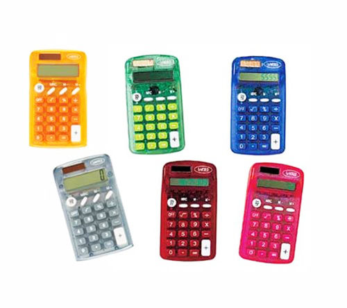 Dual Power 8-Digit Display Calculator Case Pack 12