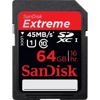 64GB Extreme Extreme SDXC