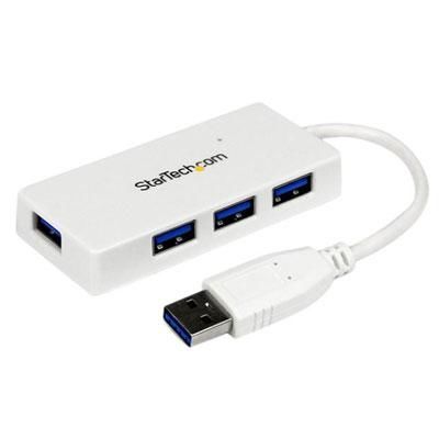 4-Port USB 3.0 Hub White