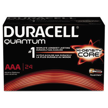 Quantum Alkaline Batteries with Duralock Power Preserve Technology, AAA, 24/Box