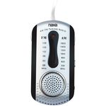 NAXA NR721BK AM/FM Mini Pocket Radio with Speaker (Black)