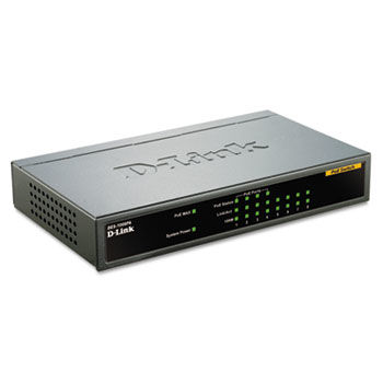 8-Port Fast Ethernet Desktop Switch, 4 PoE Ports, Unmanaged