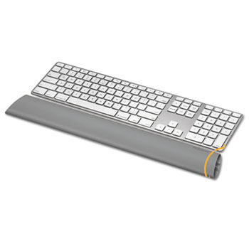 I-Spire Series Keyboard Wrist Rocker Wrist Rest, 2 9/16"" x 18 1/4"", Gray