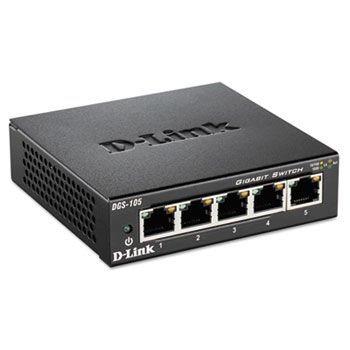 5-Port Gigabit Ethernet Switch, Unmanaged