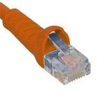 PATCH CORD, CAT 5E BOOTED, 25 FT, ORANGE