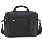 Slim Case for 15.6 Laptop and Tablet, Black, 16-1/2 x 3-1/5 x 12-4/5, Polyester