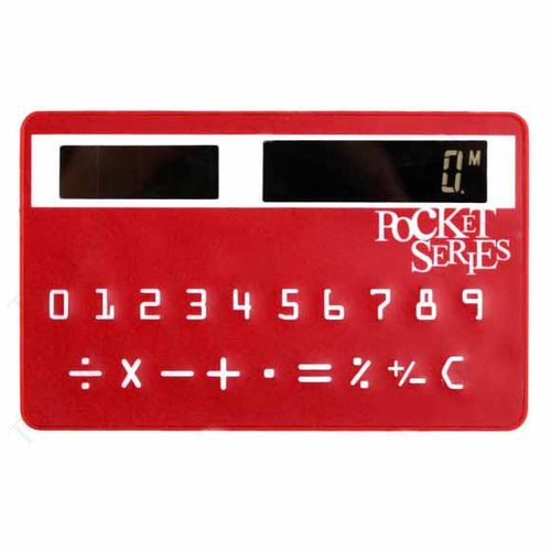 NEW Mini Slim Credit Card Solar Power Pocket Calculator