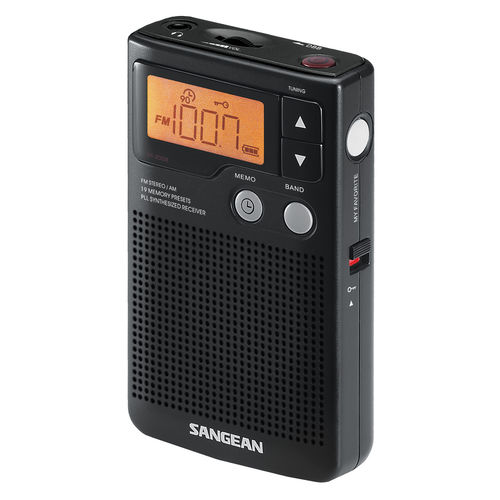Sangean FM-Stereo / AM Pocket Receiver with Built-in Speaker