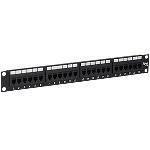 PATCH PANEL,CAT 6, FEED-THRU 24-P,1RMS