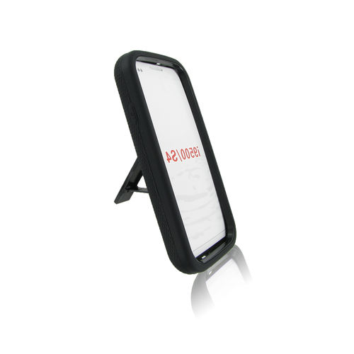 For Samsung I9500 (Galaxy S4) Black + Black Robotic Case