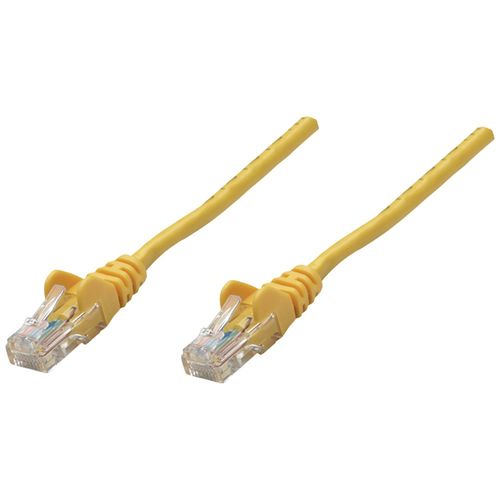 INTELLINET 319805 CAT-5E UTP Patch Cable, 10ft, Yellow