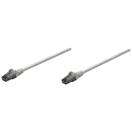 INTELLINET 334112 CAT-6 UTP Patch Cable, 7ft, Gray