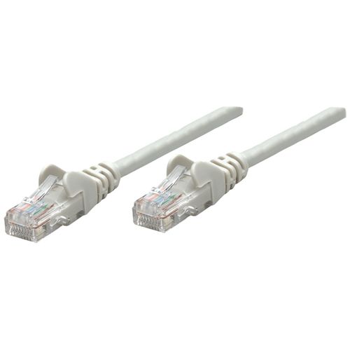 INTELLINET 336628 CAT-5E UTP Patch Cable, 5ft, Gray