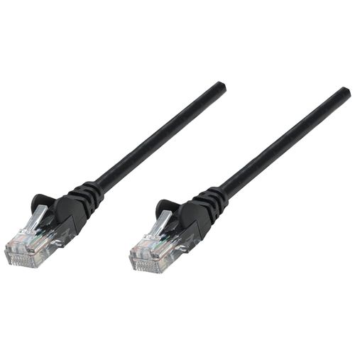 INTELLINET 338387 CAT-5E UTP Patch Cable, 5ft, Black
