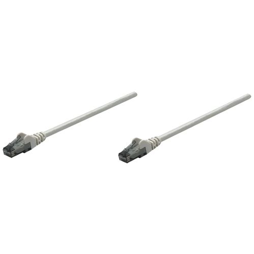 INTELLINET 340373 CAT-6 UTP Patch Cable, 3ft, Gray