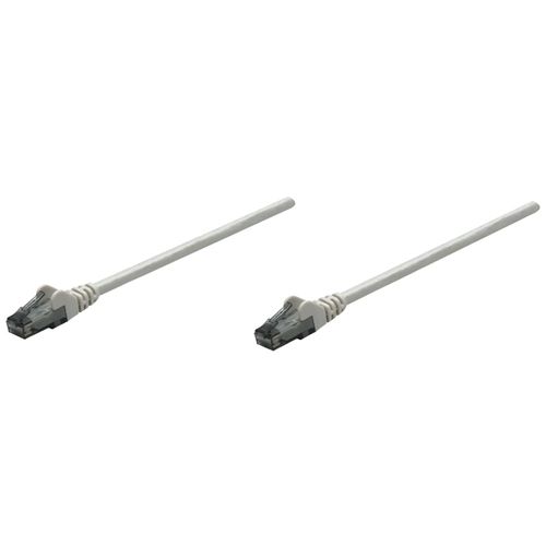INTELLINET 340380 CAT-6 UTP Patch Cable, 5ft, Gray