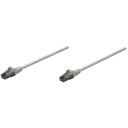 INTELLINET 340557 CAT-6 UTP Patch Cable, 100ft, Gray