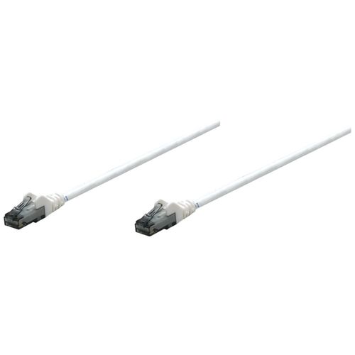 INTELLINET 341967 CAT-6 UTP Patch Cable, 7ft, White
