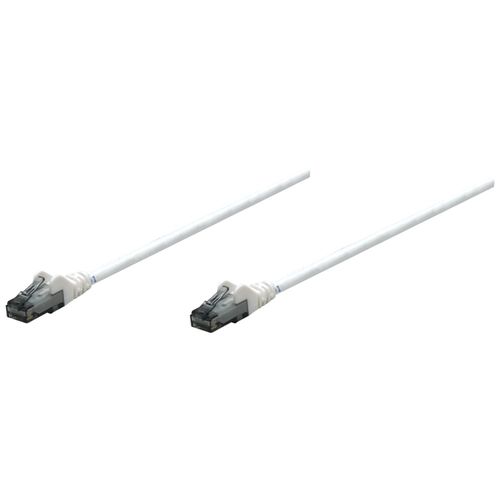 INTELLINET 341998 CAT-6 UTP Patch Cable, 25ft, White