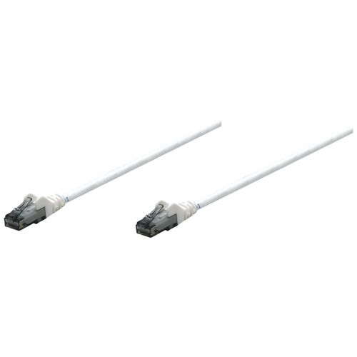 INTELLINET 342001 CAT-6 UTP Patch Cable, 50ft, White