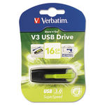 Store 'n' Go V3 USB 3.0 Drive, 16GB, Green