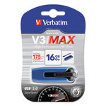 V3 Max, USB 3.0 Drive, 32GB, Metallic Blue