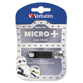 Store 'n' Go Micro USB 2.0 Plus Drive, 64 GB, Black