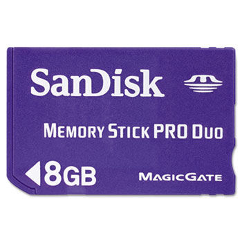 Memory Stick PRO Duo, Optimized for Sony Devices, 8GB