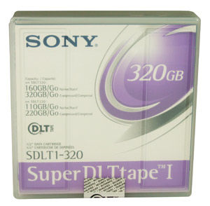 Tape SUPER DLTtape I SDLT 220 - 110/220GB SDLT 320 - 160/320GB