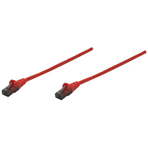 INTELLINET 342179 CAT-6 UTP Patch Cable, 10ft, Red