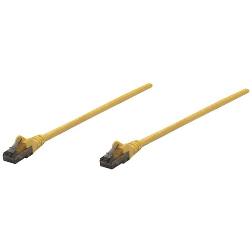 INTELLINET 342384 CAT-6 UTP Patch Cable, 14ft, Yellow