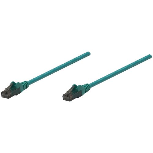INTELLINET 342476 CAT-6 UTP Patch Cable, 3ft, Green