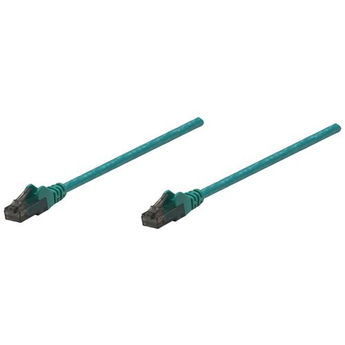 INTELLINET 342513 CAT-6 UTP Patch Cable, 14ft, Green