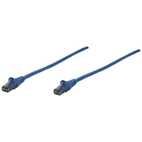 INTELLINET 342599 CAT-6 UTP Patch Cable, 7ft, Blue