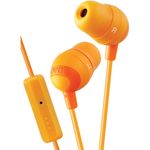 JVC HAFR37D Marshmallow Inner-Ear Earbuds with Microphone & Remote (Orange)