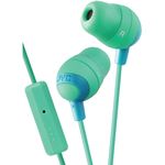 JVC HAFR37G Marshmallow Inner-Ear Earbuds with Microphone & Remote (Green)
