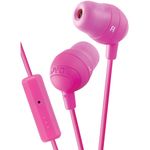 JVC HAFR37P Marshmallow Inner-Ear Earbuds with Microphone & Remote (Pink)