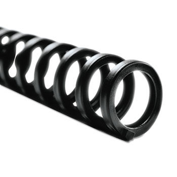 ProClick Easy Edit Spines, 5/8"" Diameter, 110 Sheet Capacity, Black, 100/Box