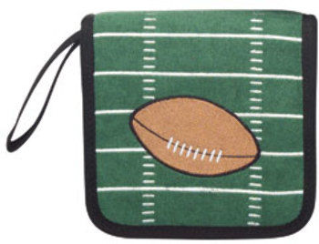 Football CD/DVD Holder - Black/Kelly Green Case Pack 72