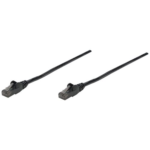 INTELLINET 342124 CAT-6 UTP Patch Cable, 100ft, Black