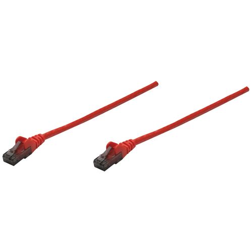 INTELLINET 342155 CAT-6 UTP Patch Cable, 5ft, Red