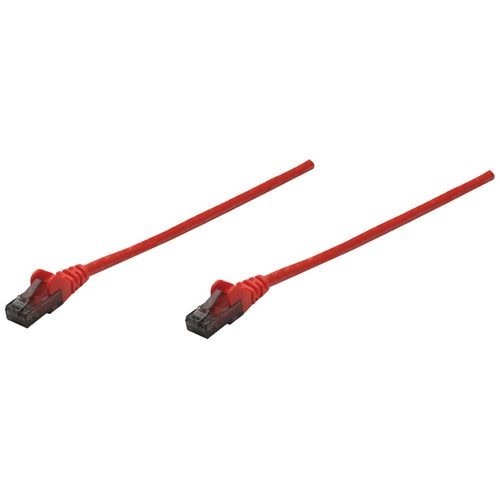 INTELLINET 342162 CAT-6 UTP Patch Cable, 7ft, Red
