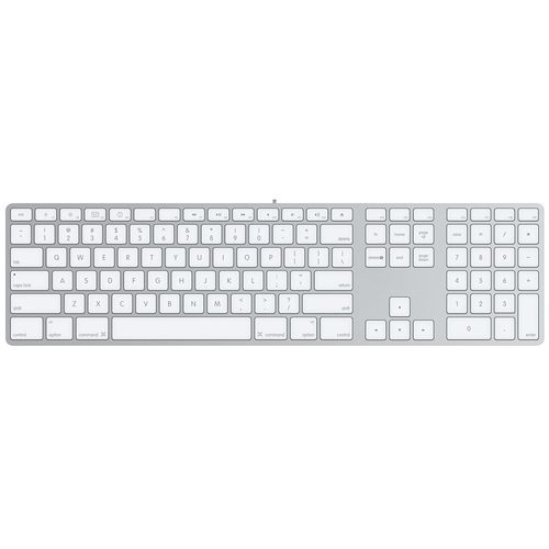 Apple MB110LL/A Wired Keyboard with Numeric Keypad (English)