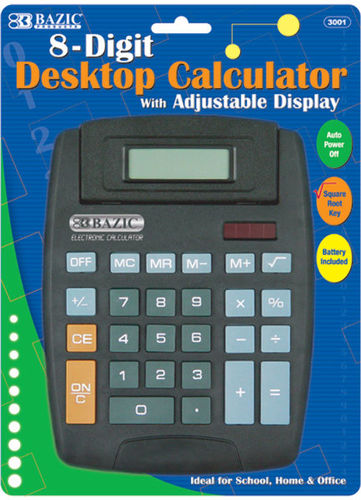 8-Digit Large Desktop Calculator Case Pack 48