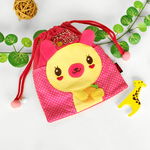 [Baby Partners] Embroidered Applique Kids HangBag / Drawstring Bag / Bucket Bag (6.8*7.1)