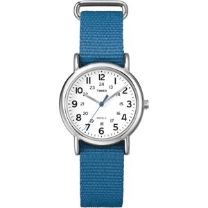 TIMEX WEEKENDER SLIP THROUGH WATCH MID BLUE