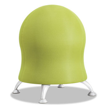 Zenergy Ball Chair, 22 1/2"", Grass/Silver