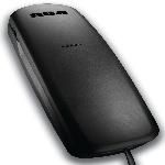 Corded Slimline Telephone in Black